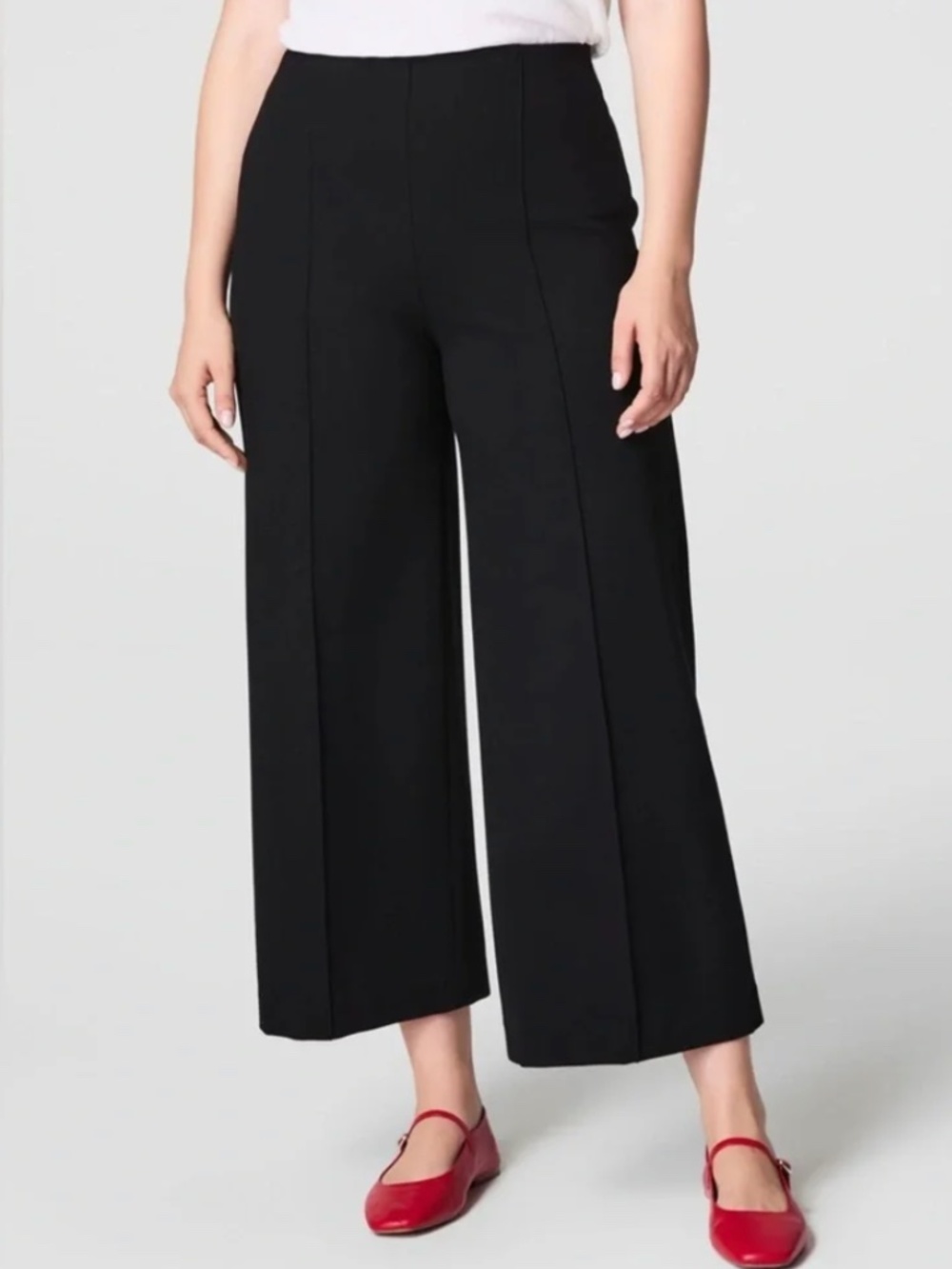 SPANX Black Wide Leg Pants